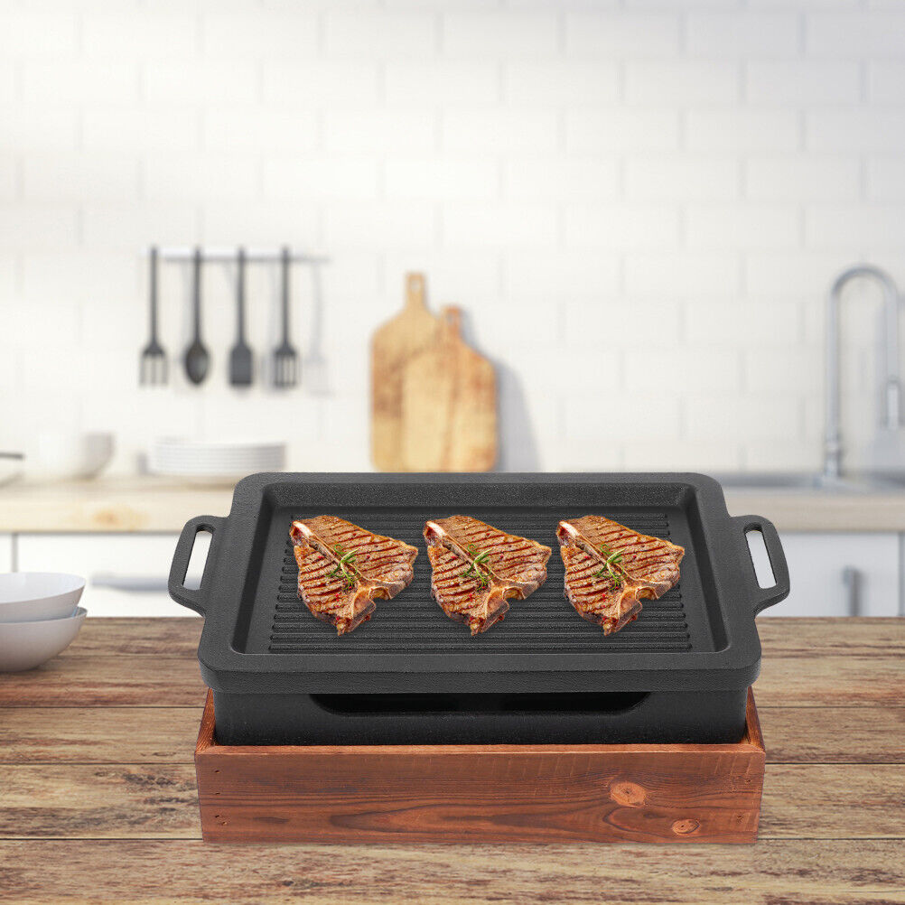 Nonstick Grill Pan Griddle Grill Pan Household Barbecue Tools Grilling Pan Stove