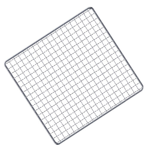 Grill Pan Stainless Steel BBQ Mesh Barbecue Easy-to-use Child