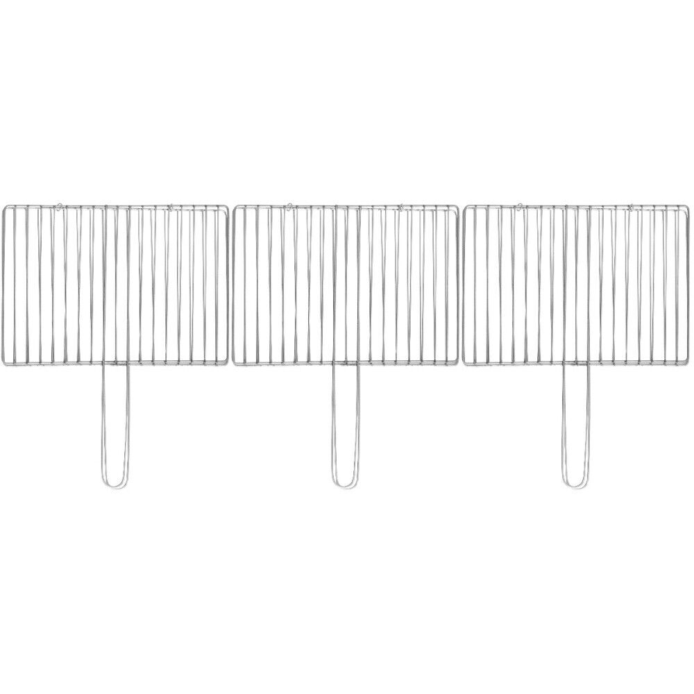 3 Pcs Barbecue Stainless Steel Grill Outdoor Cooking Tool Practical