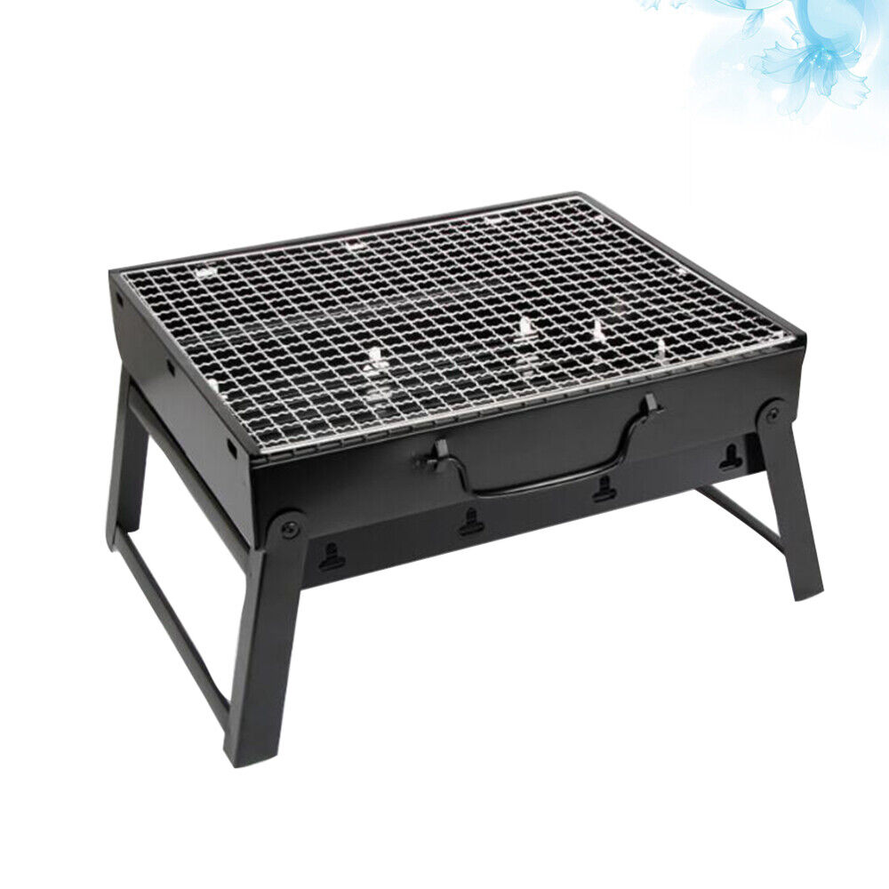 Charcoal BBQ Barbecue Grill Folding Portable BBQ Tool Kits Camping