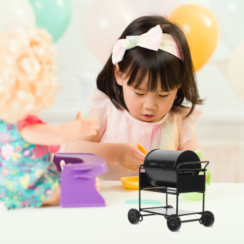 Miniature Barbecue Grill Bbq Grilling Rack Doll House Decoration Kitchen