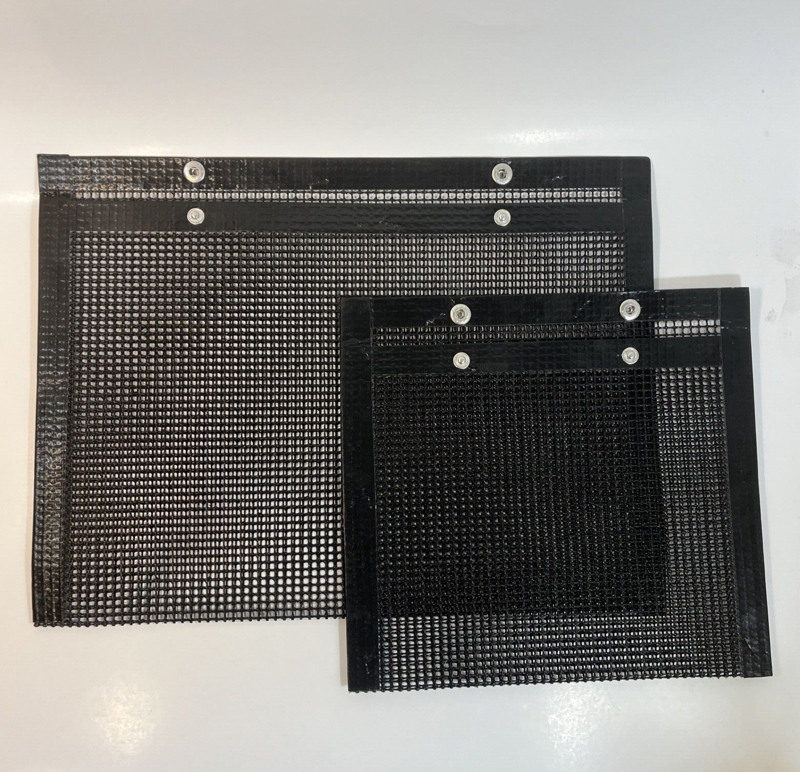 Set of 2 BBQ Mesh Grill Barbecue Reusable Heat-Resistant Grilling Bag Envelope