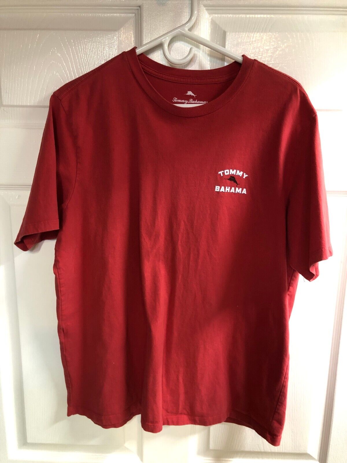 Tommy Bahama Grill Of A Lifetime T-Shirt Mens Large Red Cotton BBQ