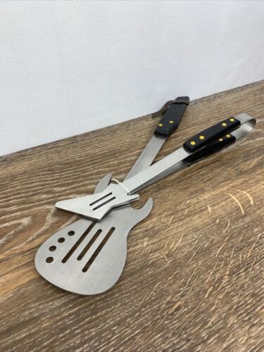Rock Guitar Style Heavy Duty Stainless Steel Barbecue Grill Tool Set Spatula BBQ
