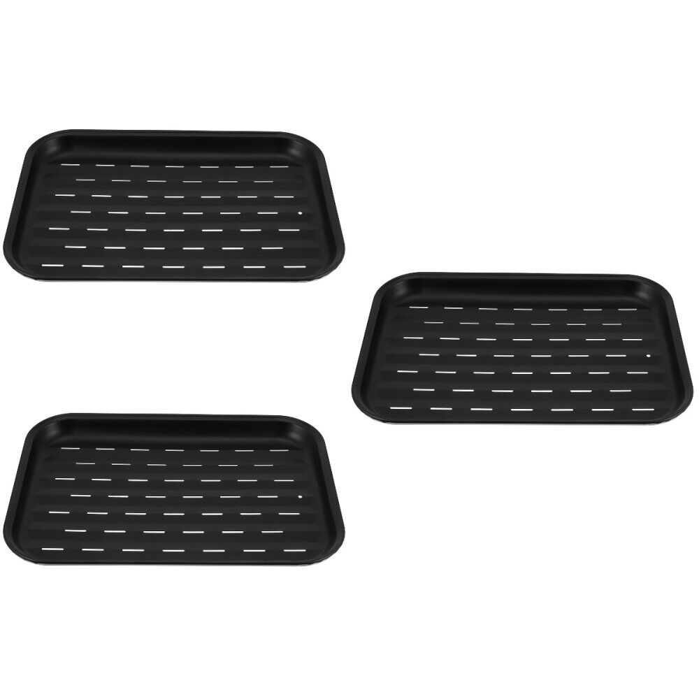 3pcs Multifunctional Barbecue Plate Portable Barbecue Pan Non-stick Plate BBQ
