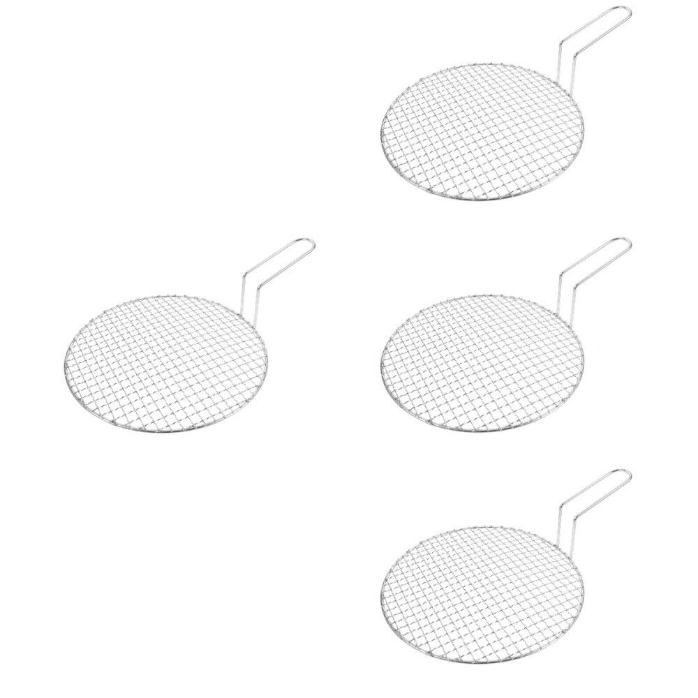 4 Count Grillrost Grillmatte Aus Mesh Barbecue-Grillgestelle Grillkörbe