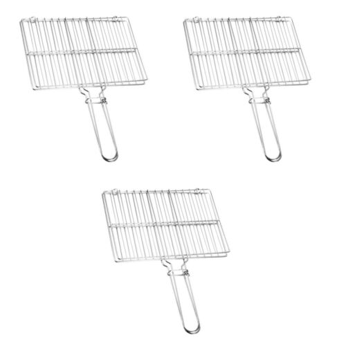 Flat Grilling Basket Portable Grilling Basket Barbecue Grill Rack