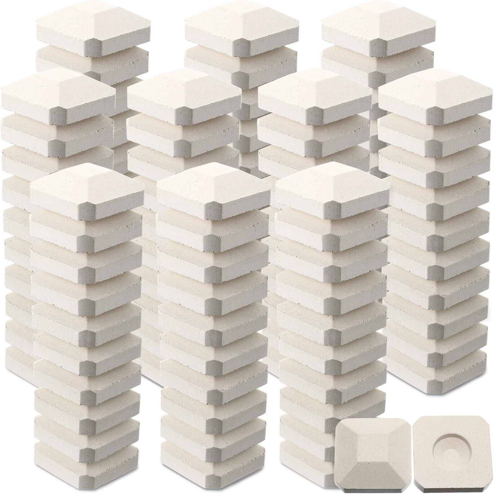 100 Pcs Barbecue Ceramic Briquettes Gas Grill Ceramic Bricks Replacement Part...